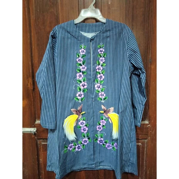 

dress tenun lukis papua Size S M L