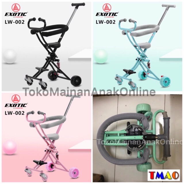 Kursi Dorong Anak Exotic ET-LW002 Shock Absorbers Cabin Size Chair Stroller ET LW002