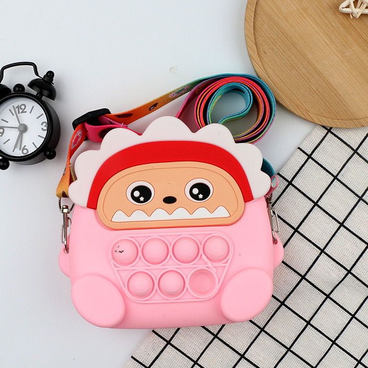 TASHAPPY EL 4570 Tas SELEMPANG Pop it Anak Cewek Gemas Terbaru Talpan Motif supplier tas import