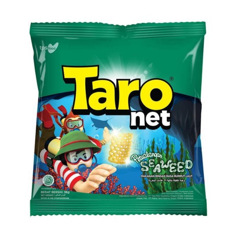 

TARO KERIPIK SEAWEED 36 GR AYES TOSERBA