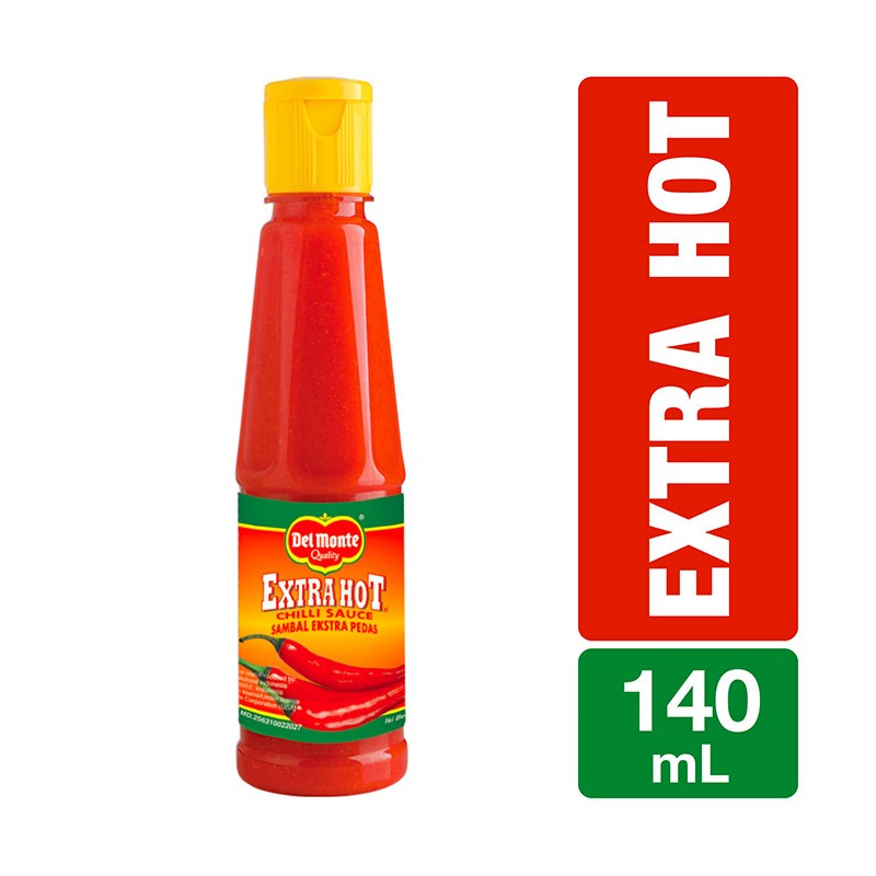 

DELMONTE EXTRA HOT 140ML / SAUS SAMBAL EKSTRA HOT