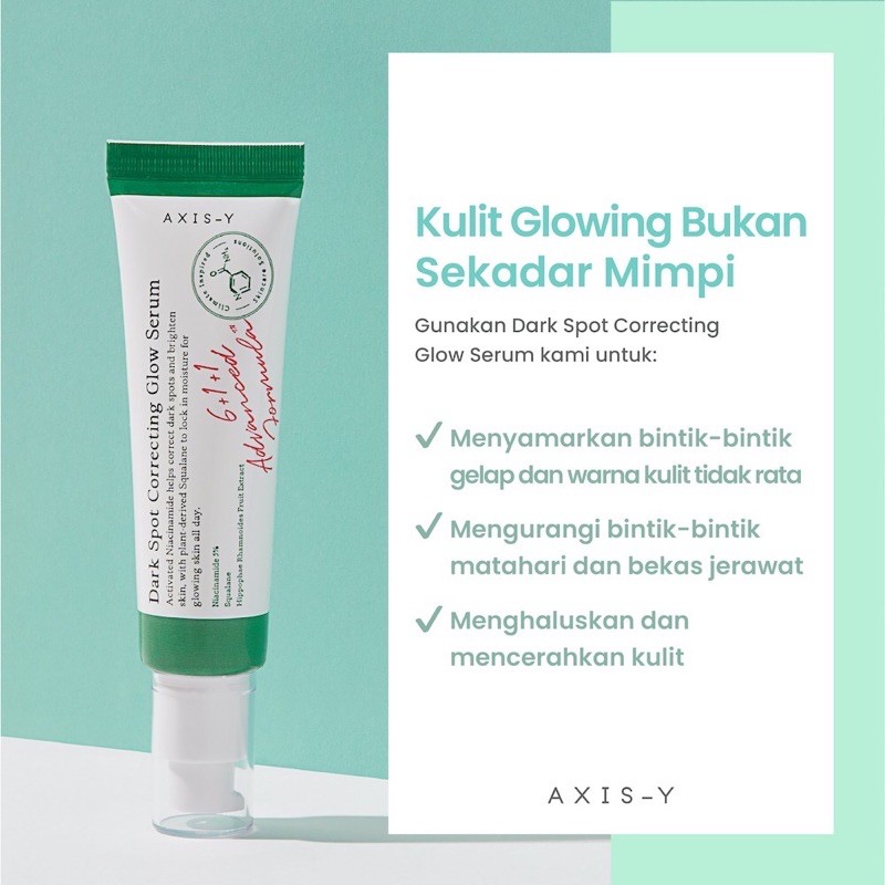 AXISY Dark Spot Correcting Glow Serum PUFFSTUDIO Malaysia PUFFSTUDIO Authentic Skincare