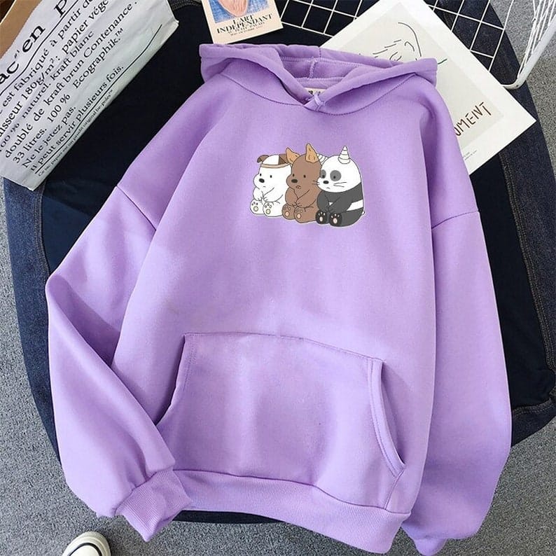 Three cute bears Sweater Hoodie II Jumper hoodie Three cute bears II SIZE M-XL ( Pria &amp; Wanita )