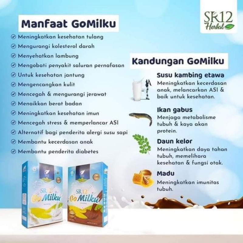 

SR12 Gomilku/ Susu Kambing Etawa/ Extra Daun Kelor/ Sakit Maagh/ Sakit Lambung