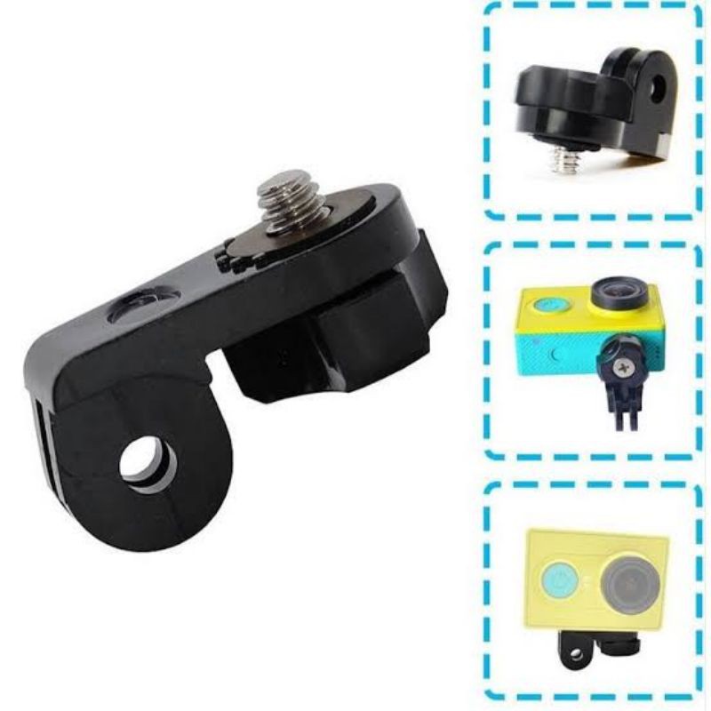 Termurah MEDAN Hanaiso ROTATION SCREW 1/4 ADAPTER Mount 360 FOR ALL KAMERA DSLR MIRRORLESS GOPRO BPRO XIAOMI YI SBOX KOGAN