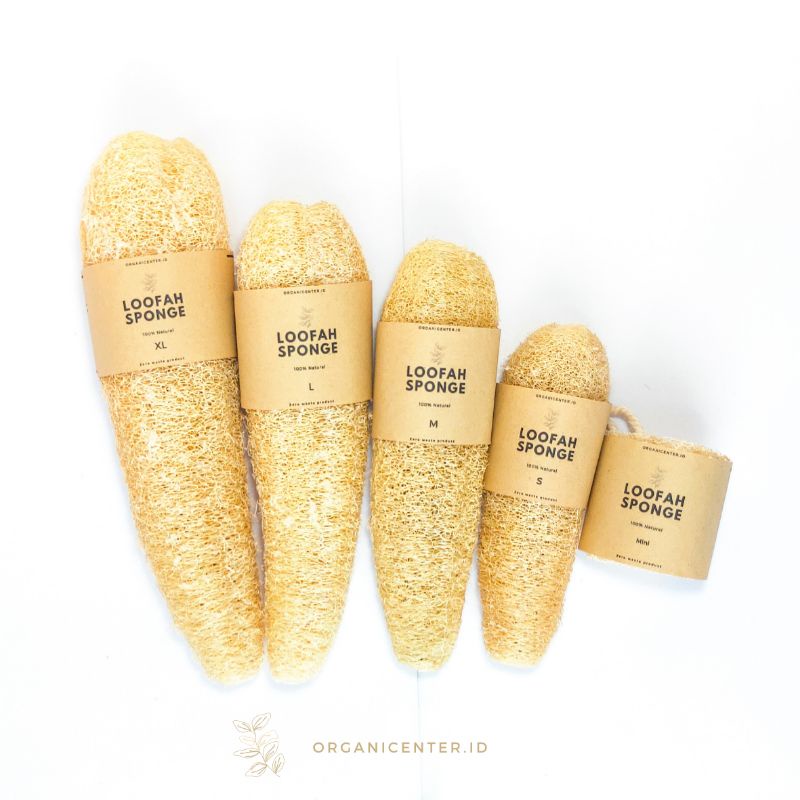 Loofah Sponge / Spons Gambas Natural Alami / Spons Sabut Cuci Piring / Oyong Kering Zero Waste