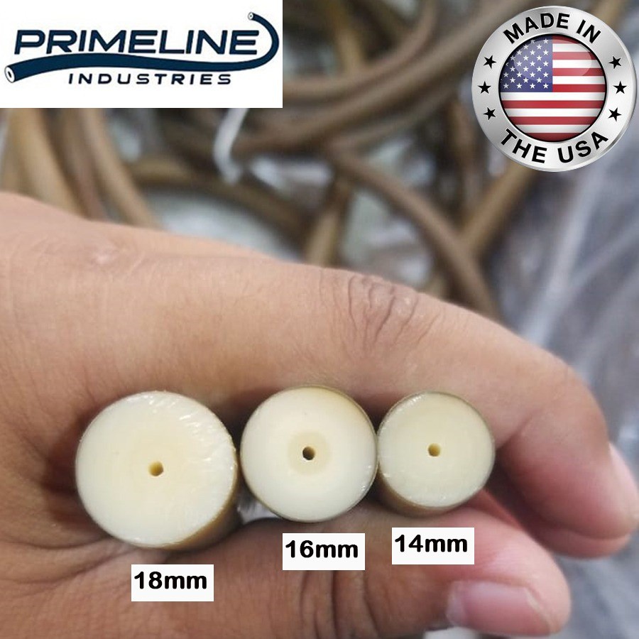 Rubber Speargun Spearfishing Primeline 14mm Karet Panah Ikan Light Brown Coklat Latex Alat Selam