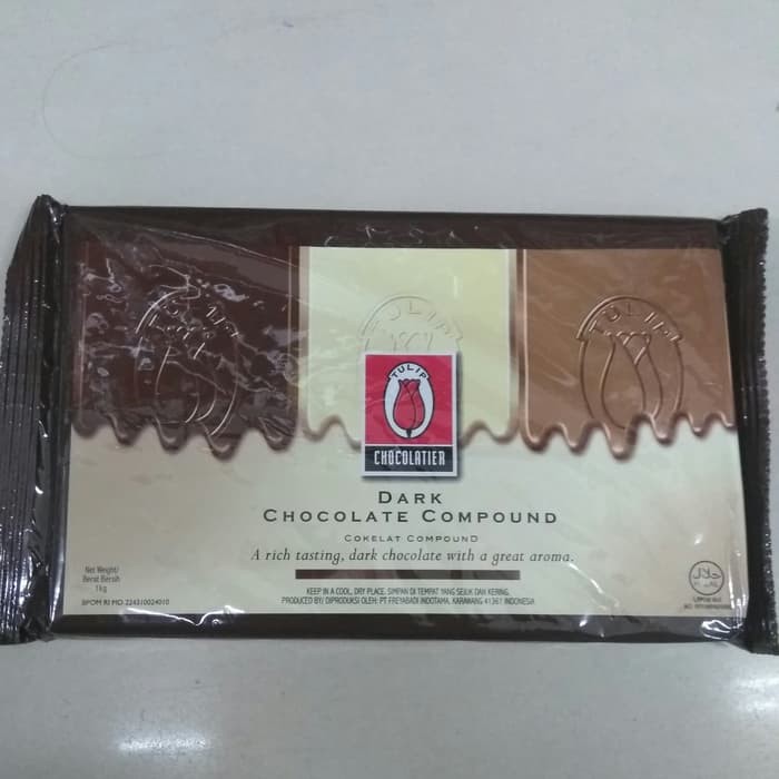 

TULIP DARK CHOCOLATE COMPOUD - 1 KG