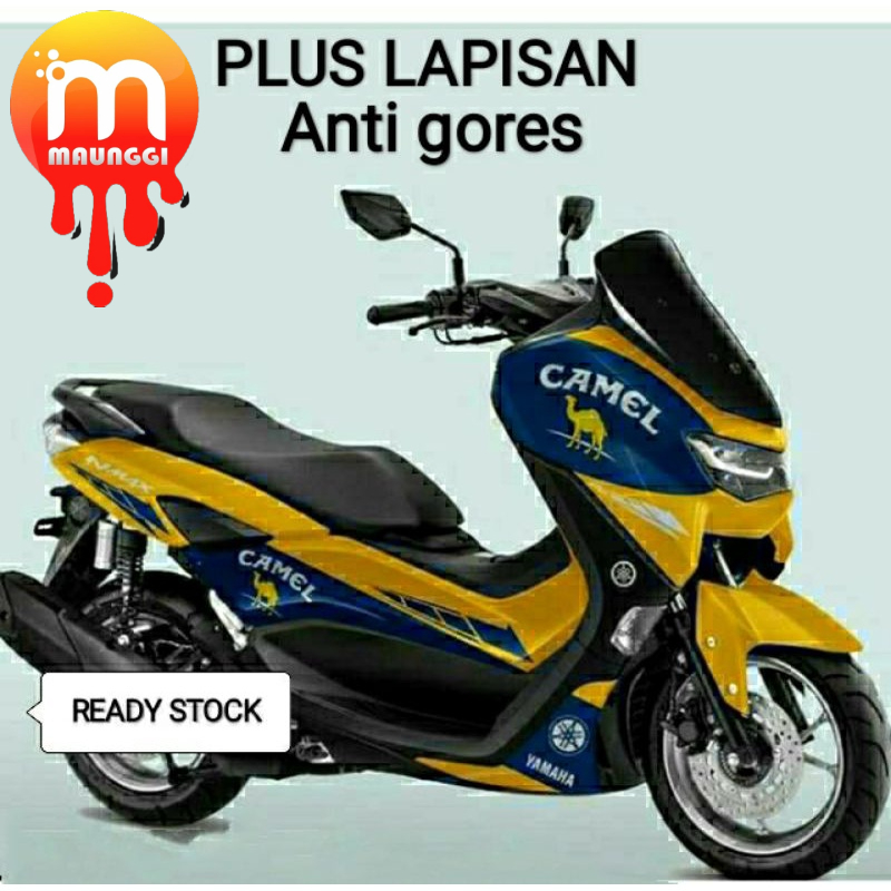 Decal nmax 2020 full body Striping motor nmax 155 motif camel Stiker new nmax 2020 / 2021 variasi su