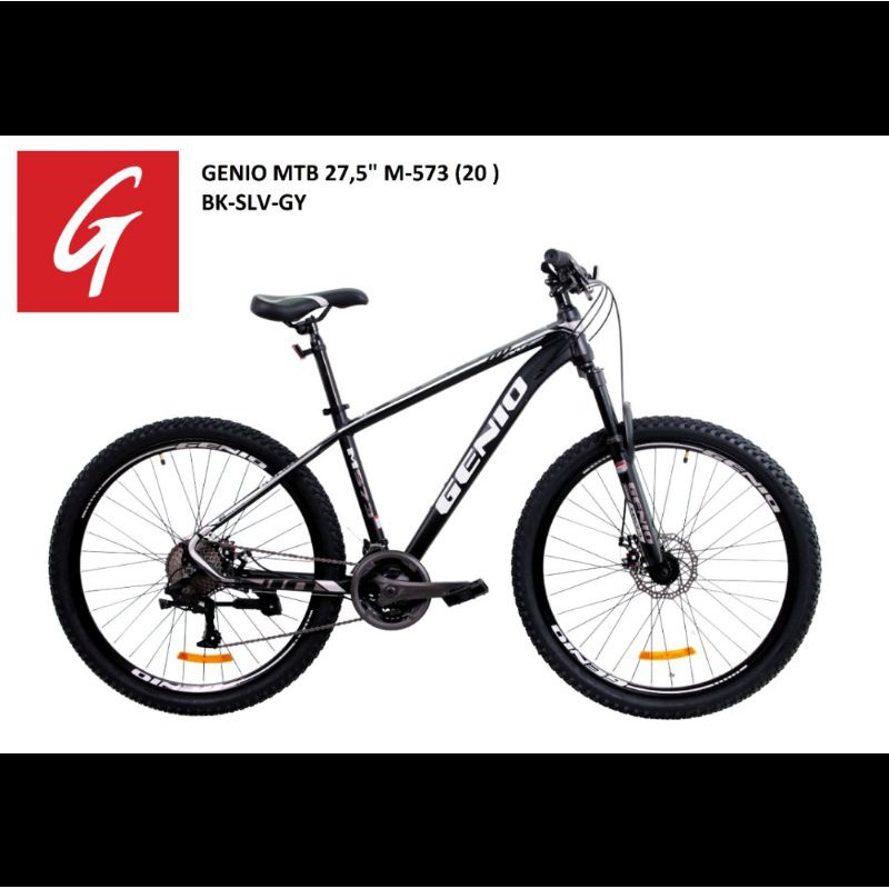 Sepeda Gunung MTB 27.5 Inch Genio M-573 Hydraulic Frame Alloy