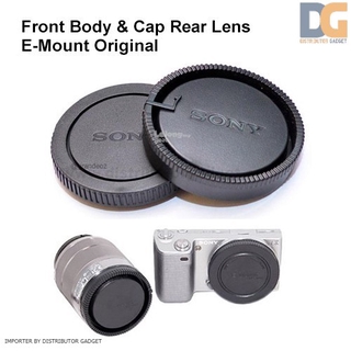FRONT BODY & LENSA CAP REAR Lens Sony A7 A6300 A7S A7R a5000 a6000 NEX E Mount tutup depan belakang