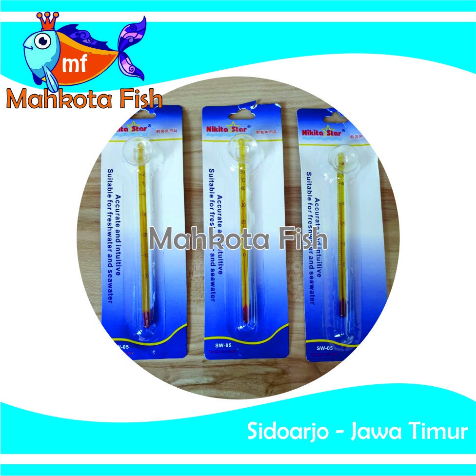 Termometer Aquarium | Pengukur Suhu Air | Thermometer Aquascape