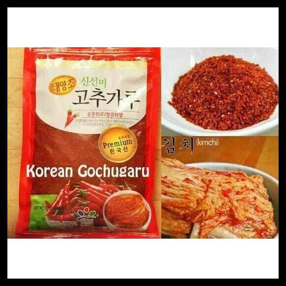 

Ready - Shinsumi Gochugaru Korean Red Pepper Flakes (Bubuk Cabe Kasar)Utuh Kcl