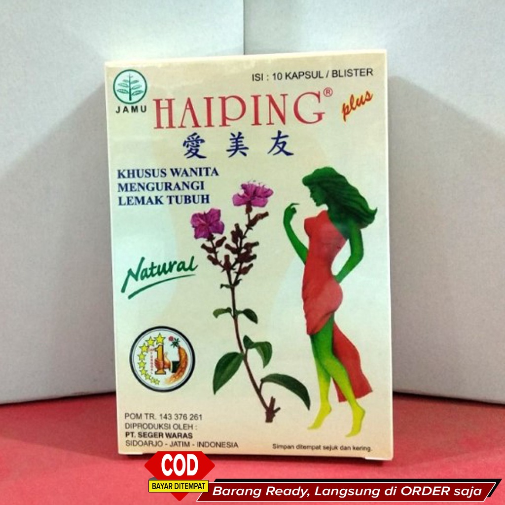 Best Seller Obat Keputihan Pengurang Lendir Berlebih Pelangsing Pembentuk Tubuh yg IDEAL ~ Haiping K