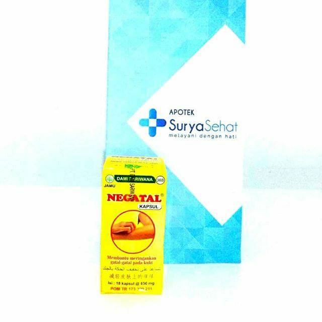Negatal 18 kapsul - Obat Gatal jerawat bisul