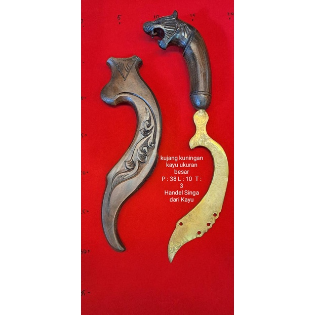 Kujang Tradisional Tanggung dan Kayu kopi