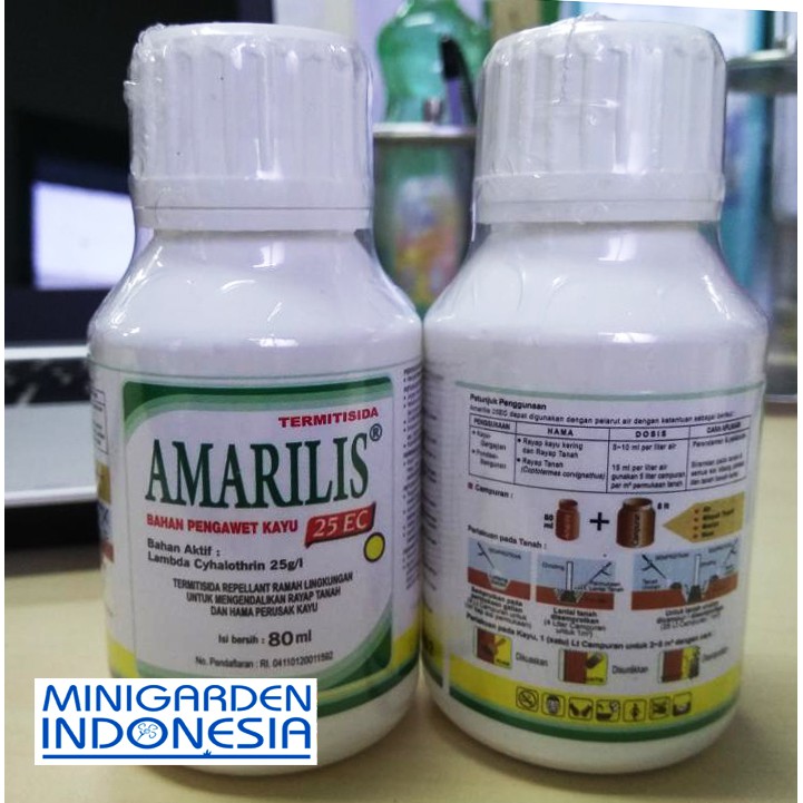 AMARILIS 80ML Obat pembasmi Rayap Bahan Pengawet Kayu AMARILIS 25EC insektisida racun terter