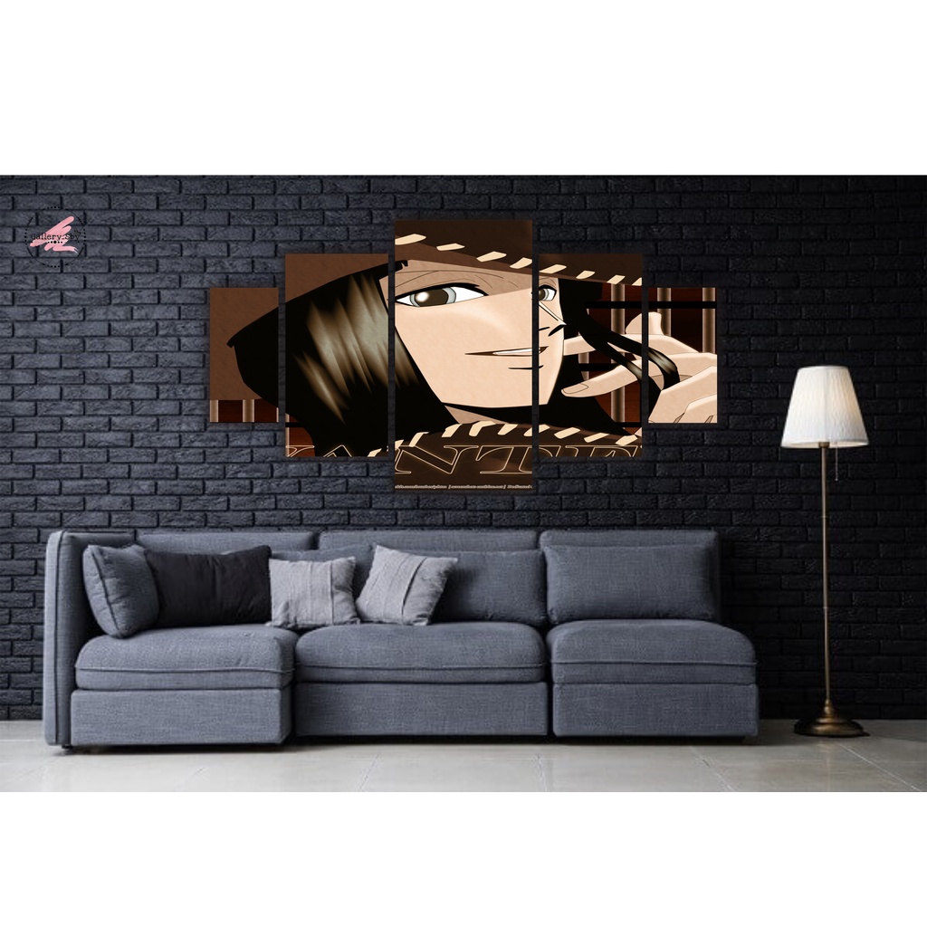 1 Set Pajangan Dinding Anime ONE PIECE Nico Robin Poster kayu 5 pcs