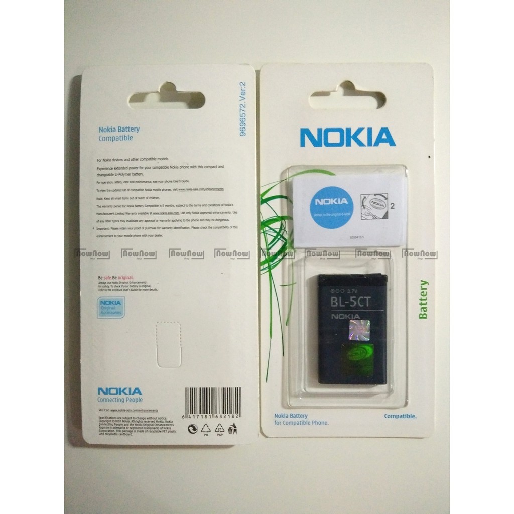 Baterai Nokia C5 C5-00 C5-00.2 C5-01 C6-01 BL-5CT BL5CT Original ORI OEM Batre Battery Batu Batrai