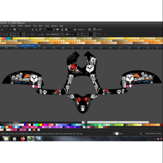 Decal Scoopy decal Sticker full body Scoopy