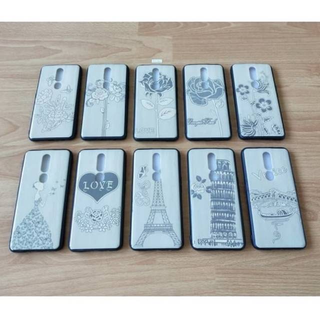 Case Oppo F11 Pro Fuze UV Motif Kayu Oppo CPH1969