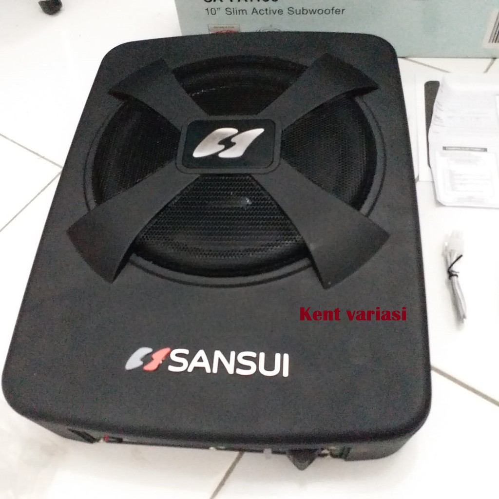 SUBWOOFER AKTIF ACTIVE SLIM BASS SUB KOLONG JOK SANSUI SA-FA1100