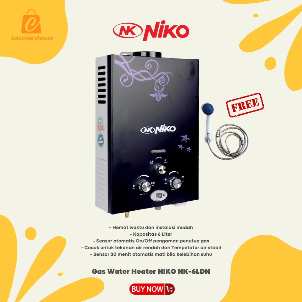 Gas Water Heater NIKO NK-6LDN