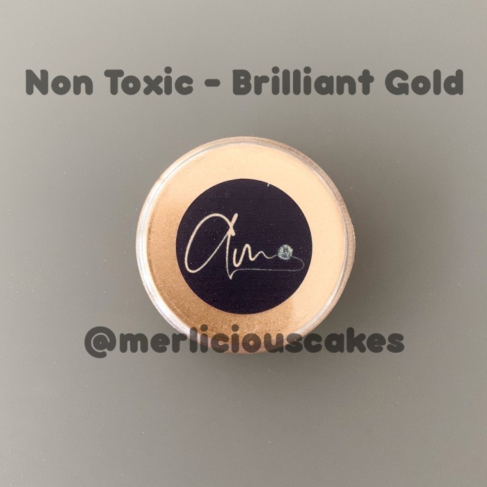 

10 Gram 24K Brilliant Gold Lustre Dust Cakes by Angela Morrison