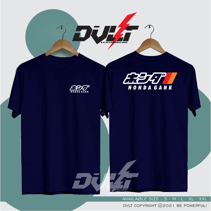 Kaos Baju Mobil Honda Gank V 2 Kaos Otomotif Keren Murah Shopee Indonesia