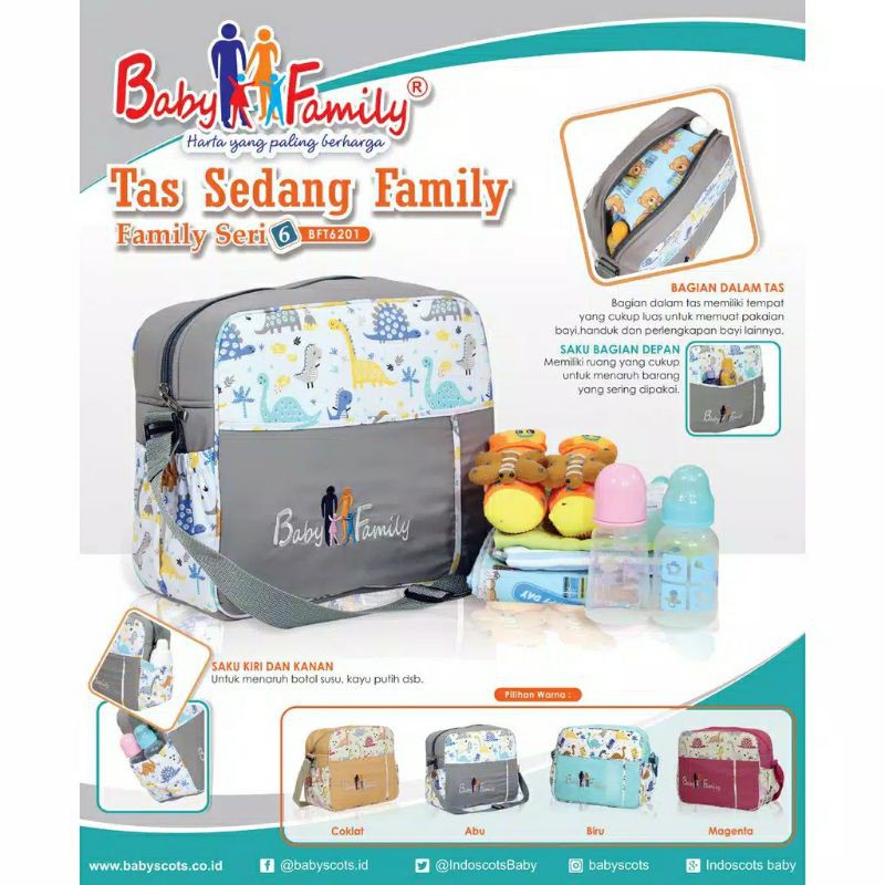 Tas Bayi Baby Family Sedang Seri 6 BFT6201