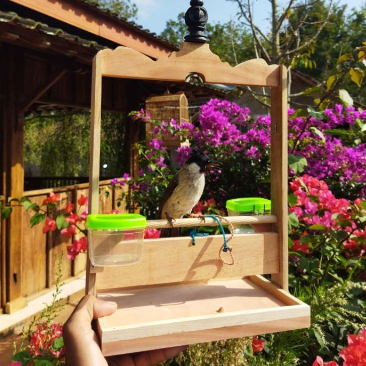 Model Baru.. SANGKAR LAYANG COD Bisa untuk burung Kutilang Trucuk Perkutut burung peliharaan