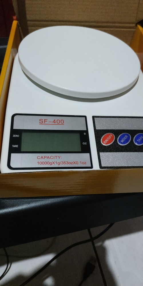 Timbangan Kue Dapur Digital Sf-400 10kg Free Baterai