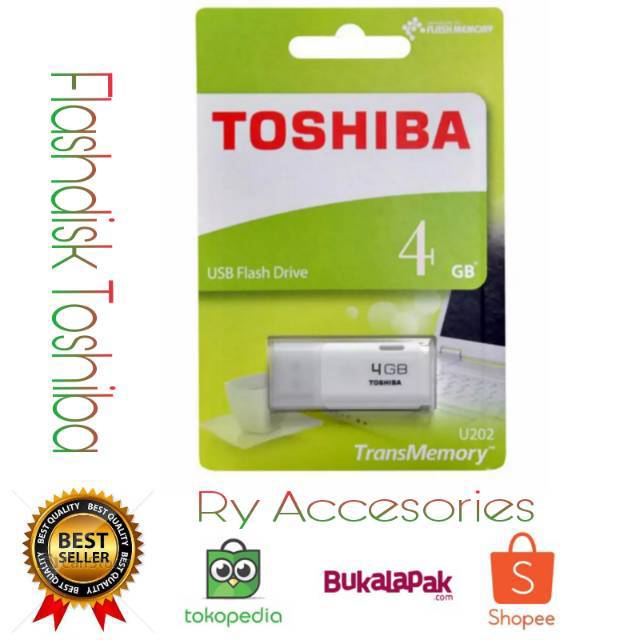 Flashdisk Toshiba 4GB / Flashdisk USB Toshiba 4GB/ Flashdisk Toshiba Eksternal 4GB