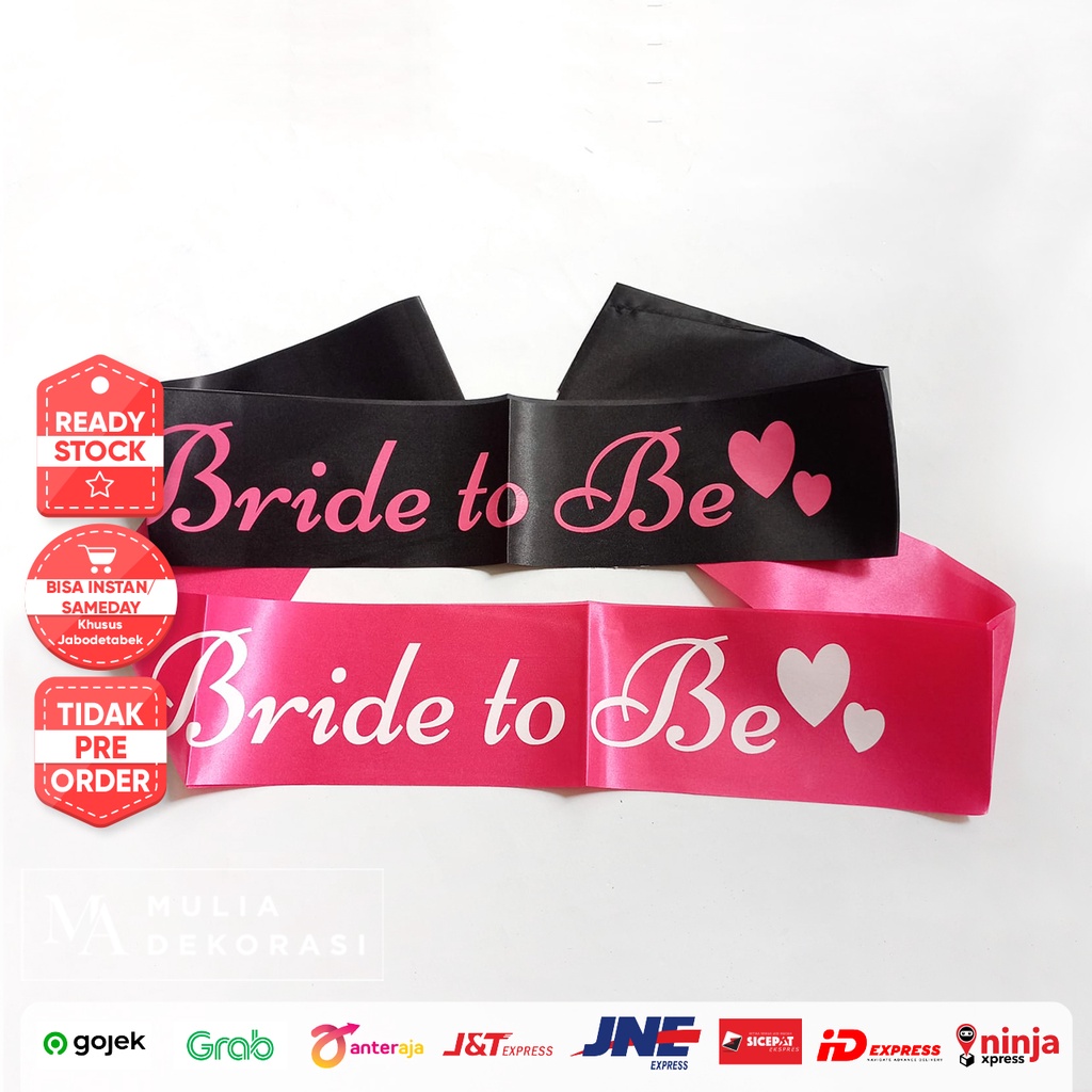 Sash Selempang Bride To Be Graduation Mom To Be Bridesmaid Selempang