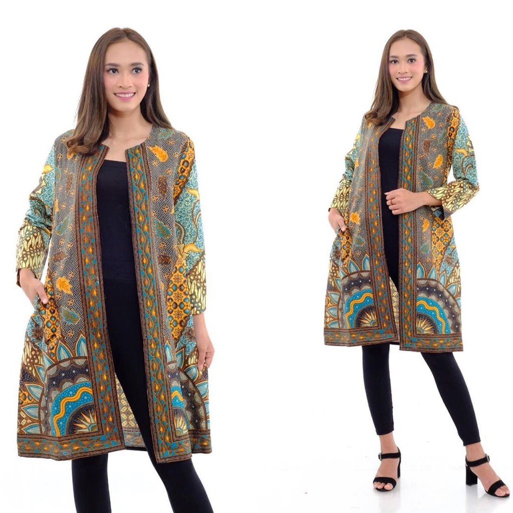  TERMURAH HARGA  PABRIK CARDIGAN  BATIK  CEWEK MURAH ROMPI 