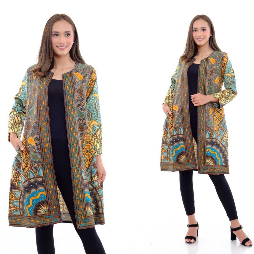  TERMURAH HARGA PABRIK CARDIGAN  BATIK  CEWEK MURAH ROMPI  