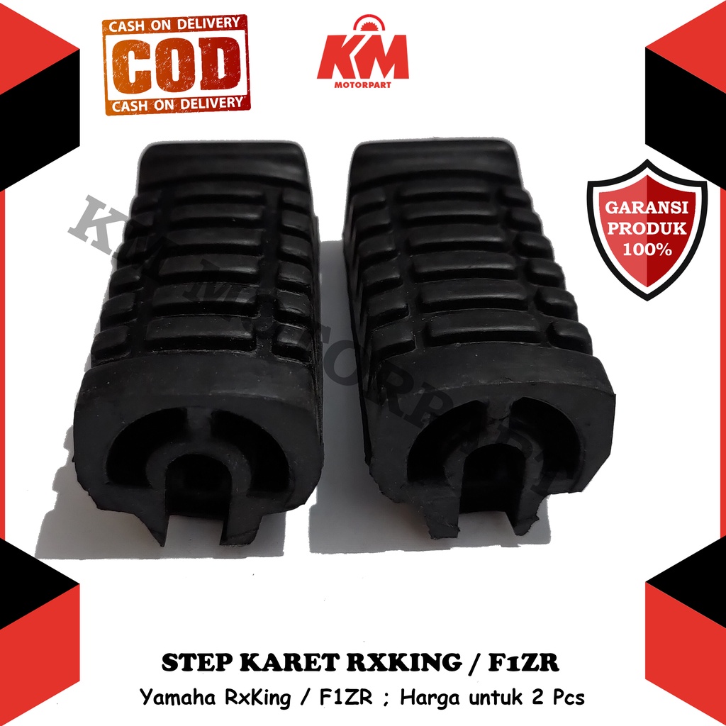 Footstep Depan Yamaha RxKing Rx King RxK F1zr Step Karet Barstep Variasi 2 Pcs