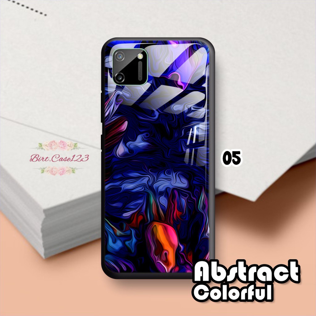 Softcase Back Case Glass Kaca ABSTRACT Huawei Nova 2i 3i P20 P30 P40 Matte 20 20 Lite Pro BC5621