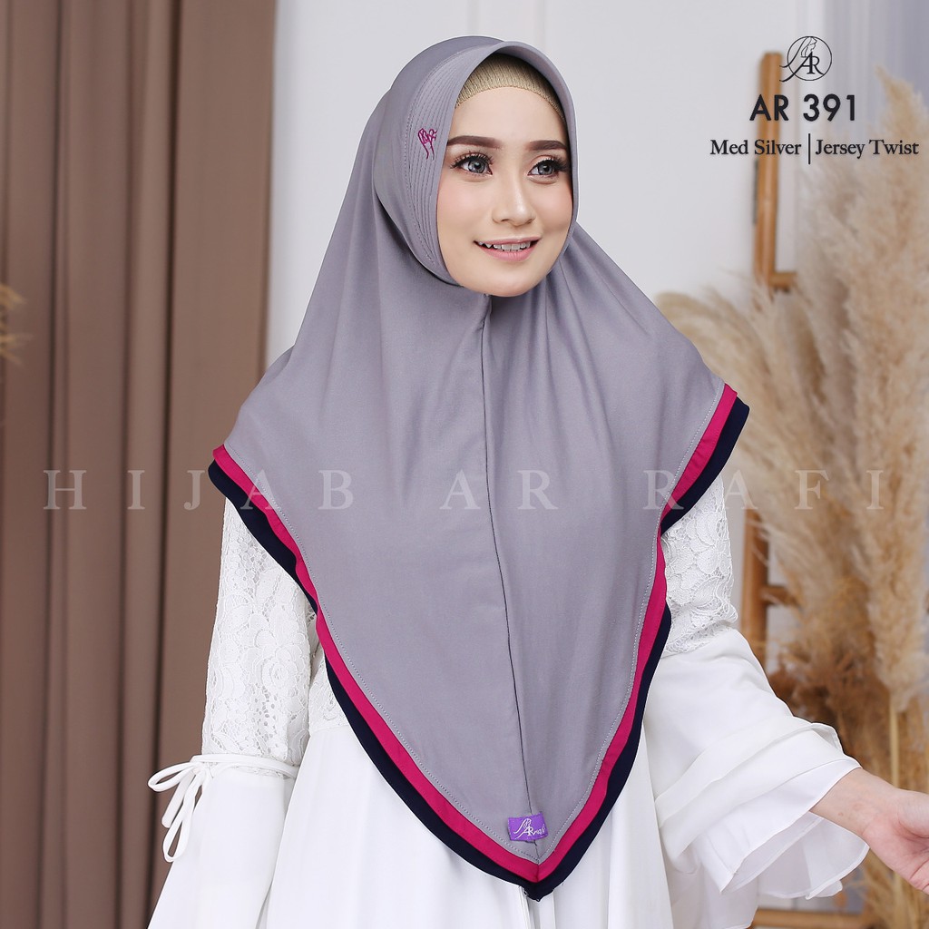 Hijab Jilbab Arrafi Bergo Instant Antem BEST SELLER Ar Rafi AR 391-8