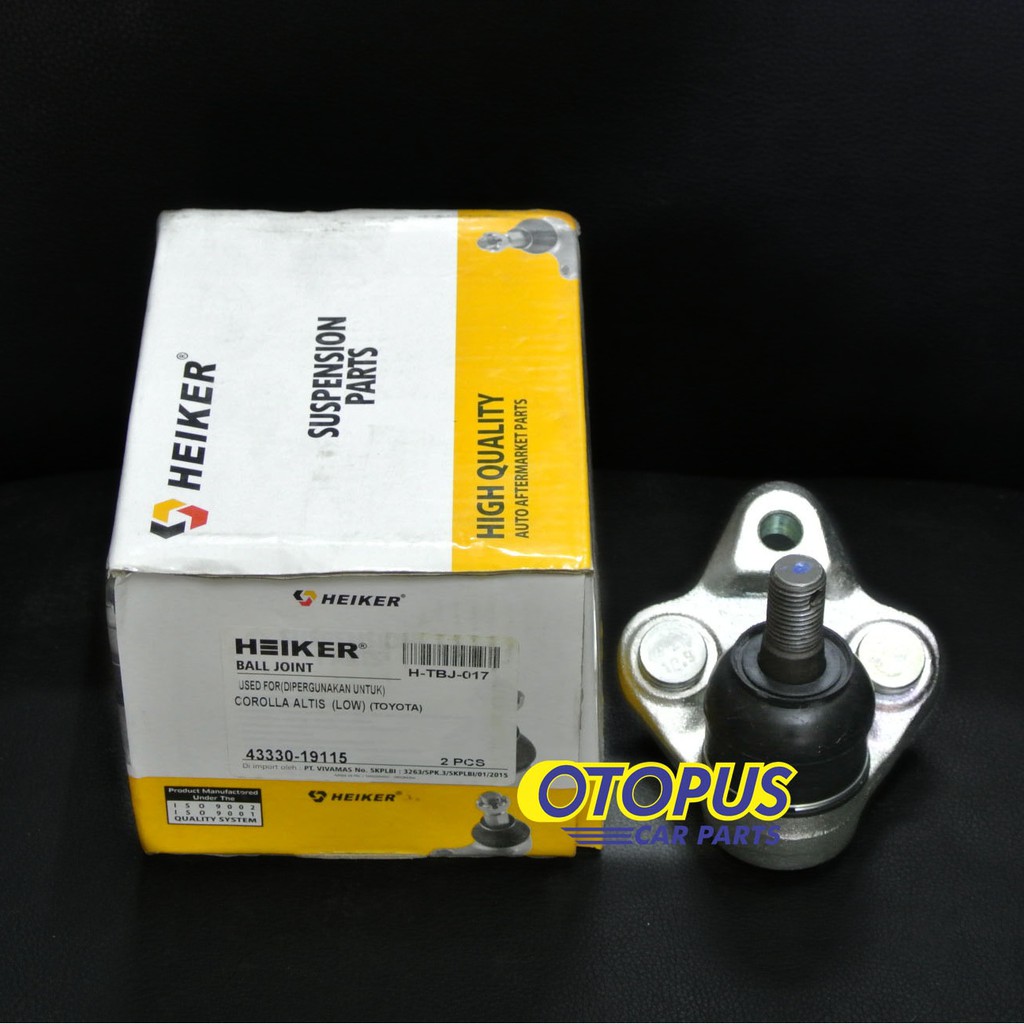 Ball Joint Lower Toyota Altis Great Corolla 1992-2006 Ball Joint Bawah Toyots Altis Great Corolla