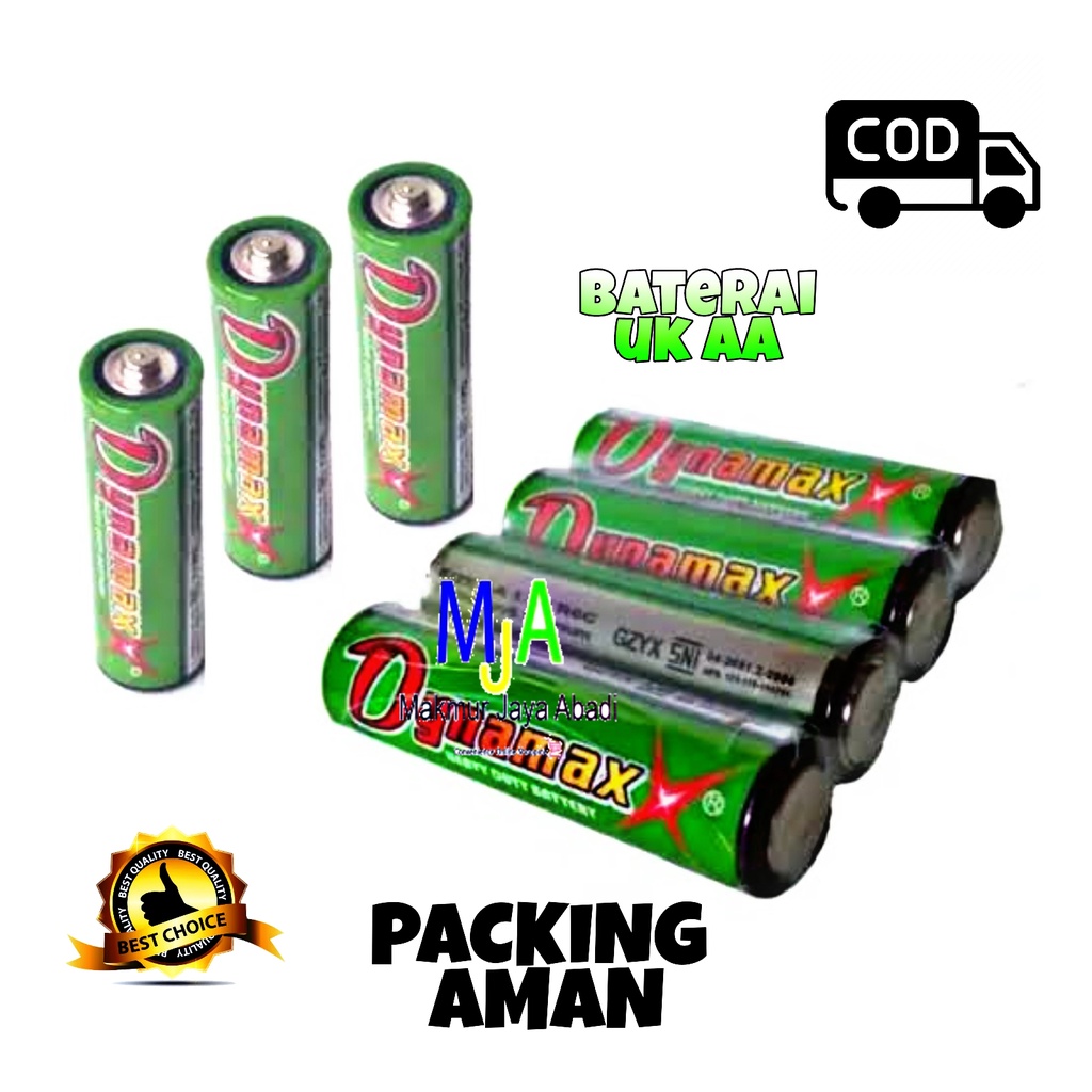 PROMO (BISA COD) Baterai AA Dynamax Murah Ukuran A2 isi 1 pack 60pcs