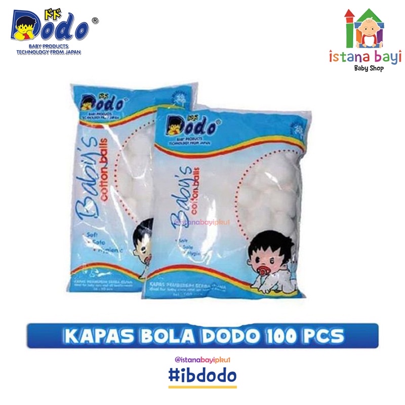 Dodo Cotton Ball / Kapas Bulat DCB100/Kapas bayi