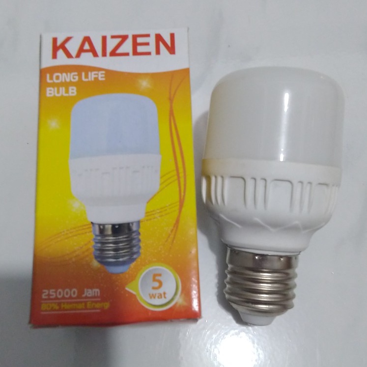 Lampu LED Bulb 5 Watt Kaizen Cahaya Putih