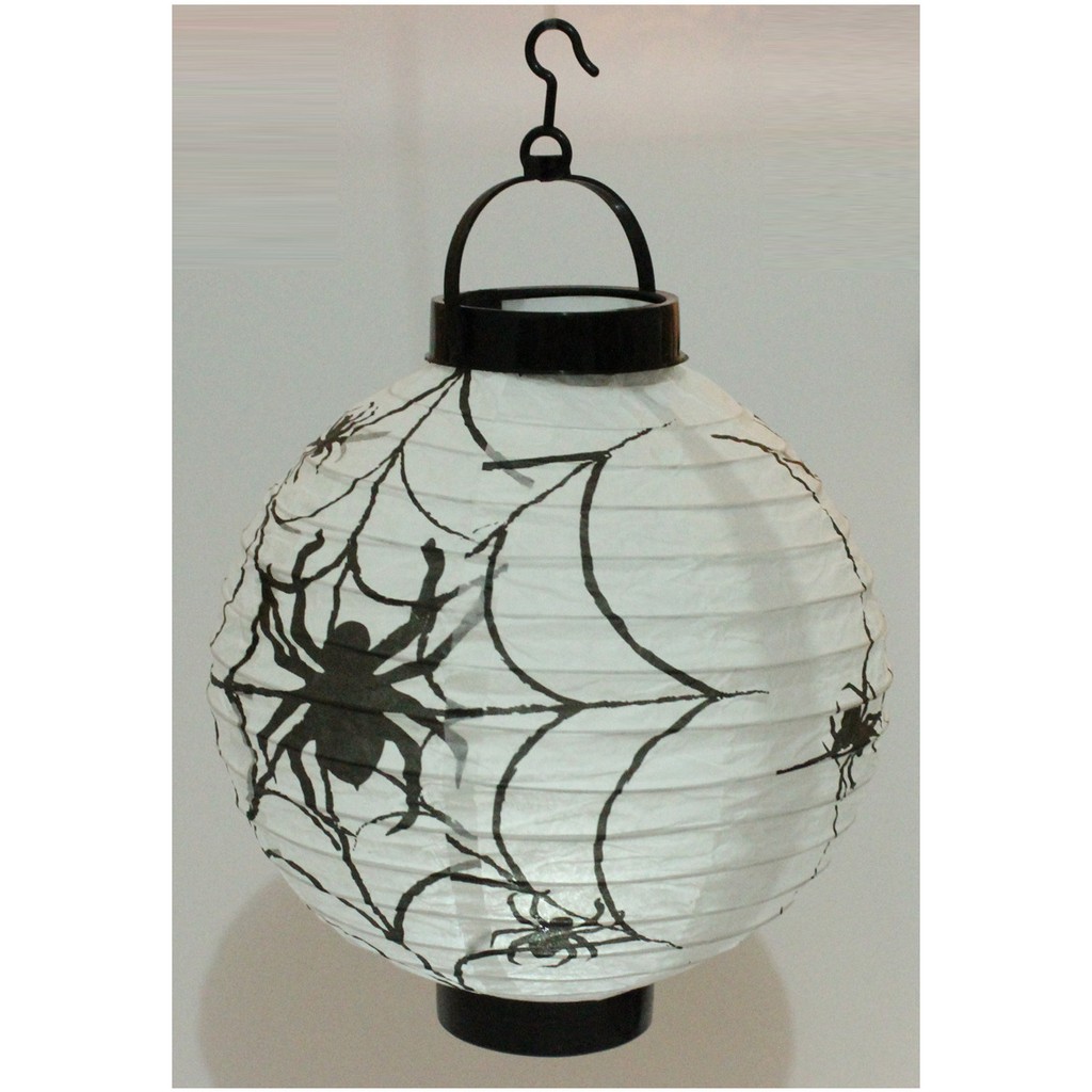 LT lentera lantern lampion halloween bentuk labu pumpkin laba-laba kelelawar properti rumah hantu