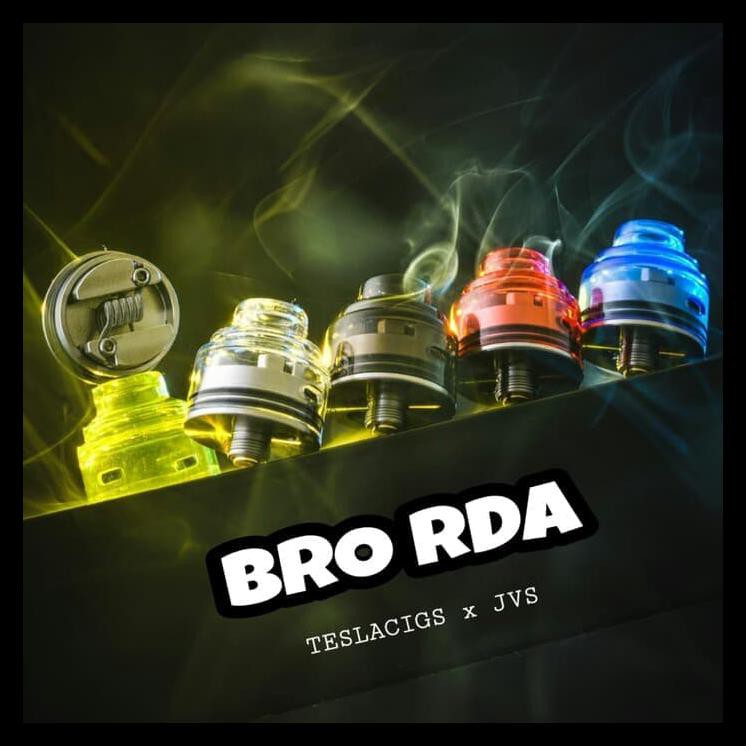 Bro Rda 22mm By Teslacigs X Jvs Single Coil Authentic Rda Vapor Vape Promokode 1275 Shopee Indonesia