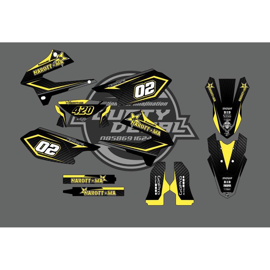 STICKER DECAL STICKER KLX 250