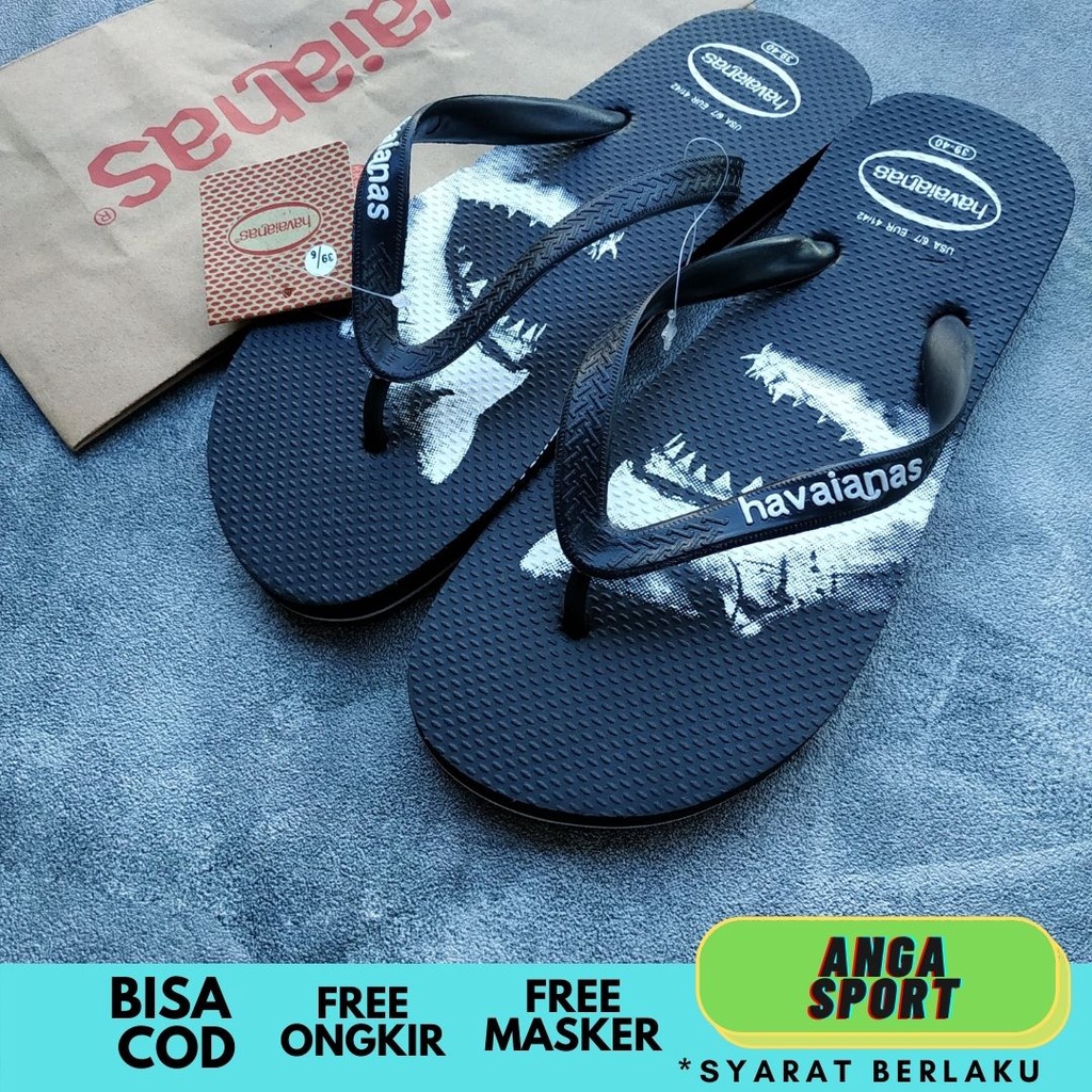 SANDAL JEPIT PRIA / SANDAL SURFING COWOK / SENDAL KASUAL CEWEK / SANDAL DISTRO MOTIF SHARK