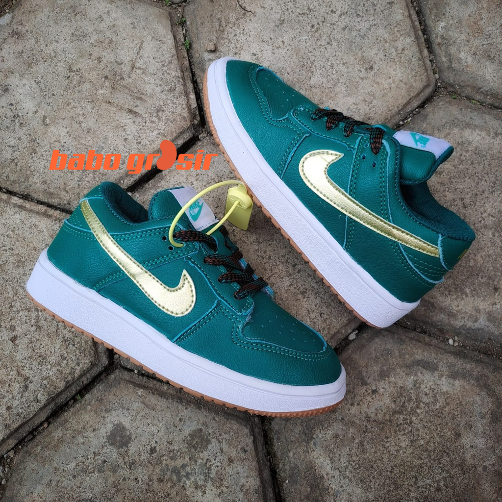 PROMO Sepatu Anak Nike SB Kids Green | Sneakers Anak Laki - Laki dan Perempuan TOP Premium Quality, with Box