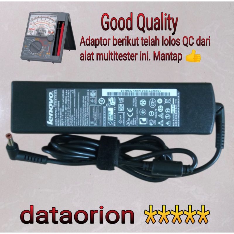 Adaptor Charger Lenovo 20V 4.5A 90W DC 5.5*2.5 mm for Laptop Lenovo G450 G460 G560