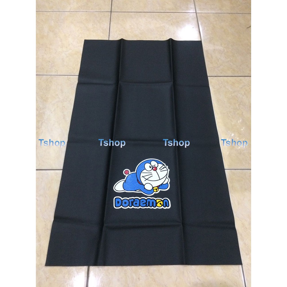 Kulit / Cover / Sarung Jok Motor Sablon DORAEMON Kecil